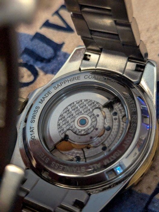 Mathey-Tissot - Mathy Vintage Automatic 42mm - H901ATBN -, Bijoux, Sacs & Beauté, Montres | Hommes