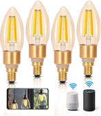 E14 LED lamp - Dimbaar - Filament lamp - 4,5W - 4 stuks - Ai, Verzenden, Nieuw