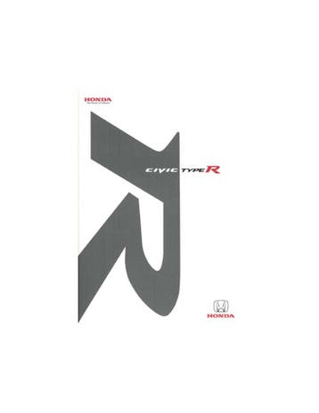 2009 HONDA CIVIC TYPE R BROCHURE JAPANS, Nieuw