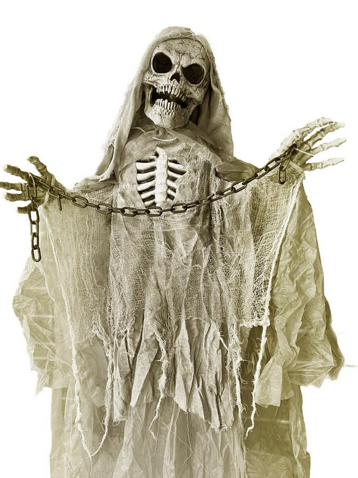 Halloween Decoratie Skelet Met Kettingen Licht Geluid En, Kinderen en Baby's, Speelgoed | Poppen