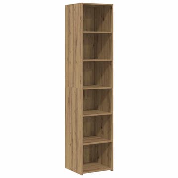 vidaXL Dressoir Artisanaal eiken 40 x 41 x 185 cm Bewerkt, Verzenden