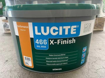 2x (24x) Dörken Lucite - X-Finish - Pot verf 12L..., Doe-het-zelf en Bouw, Nieuw