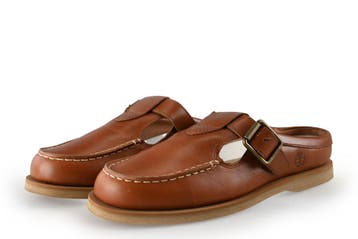 Timberland Muiltjes in maat 39½ Bruin, Kleding | Dames, Bruin, Verzenden, Zo goed als nieuw, Timberland