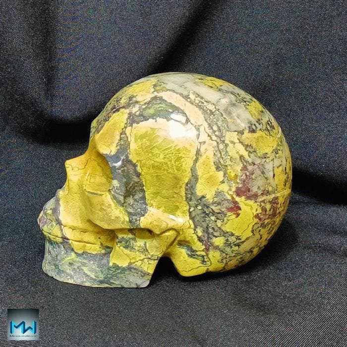 Taille van een menselijke schedel gemaakt op, Verzamelen, Mineralen en Fossielen