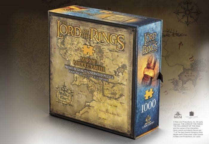 Lord of the Rings Puzzel Middle Earth (1000 stukken), Collections, Lord of the Rings, Enlèvement ou Envoi