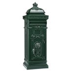 Brievenbussen aluminium Kolom brievenbus XL Groen   engelse, Tuin en Terras, Verzenden, Nieuw, Aluminium, Staande brievenbus