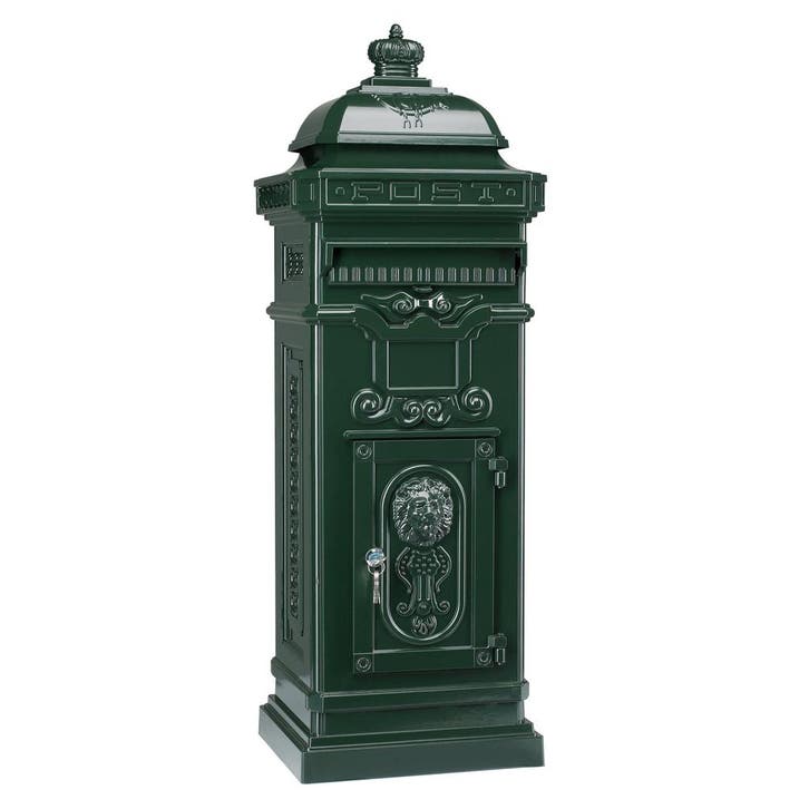 Brievenbussen aluminium Kolom brievenbus XL Groen   engelse, Jardin & Terrasse, Boîtes aux lettres, Envoi