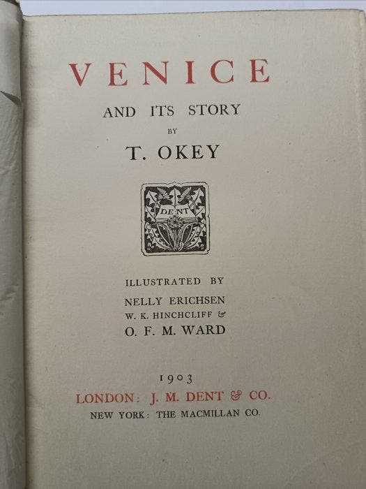 Thomas Okey/Nelly Erichsen/W. K. Hinchliff/O. F. M. Ward -, Antiquités & Art, Antiquités | Livres & Manuscrits