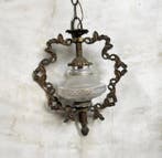 Lampe à suspendre - Bronze, Laiton, Verre