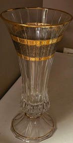 ISMIE LUX - Vase - énorme vase de luxe précieux en or, Antiek en Kunst