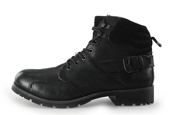 Bugatti Veterboots in maat 45 Zwart, Kleding | Heren, Schoenen, Zwart, Gedragen, Boots, Verzenden