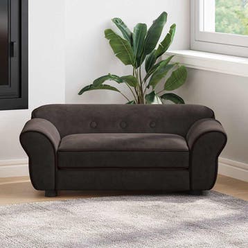 vidaXL Hondenbank 72x45x30 cm pluche bruin, Dieren en Toebehoren, Verzenden, Nieuw