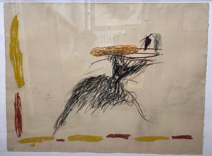 Antoni Tapies (1923-2012) - Sin Título de la Suite Catalana, Antiquités & Art, Antiquités | Autres Antiquités
