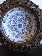 Bord (2) - Keramiek, Hout - Delft XVIII, Antiek en Kunst