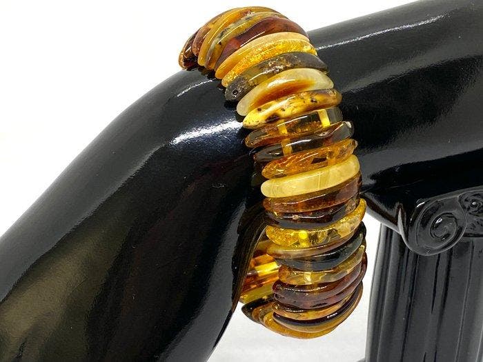 Uitzonderlijk ambachtelijk vakmanschap amber armband 30 g -, Collections, Collections Animaux