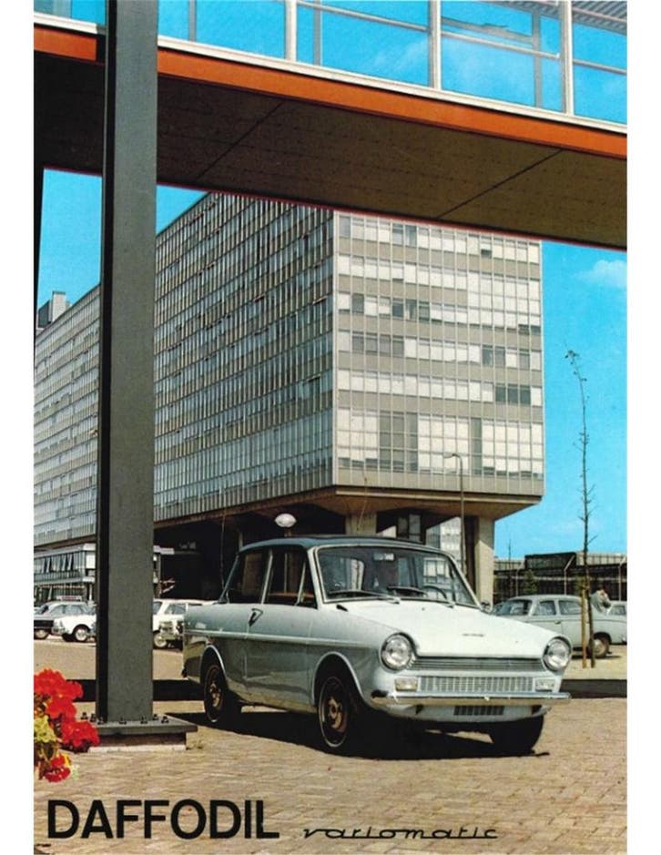 1967 DAF VARIOMATIC BROCHURE NEDERLANDS, Boeken, Auto's | Folders en Tijdschriften, Ophalen of Verzenden