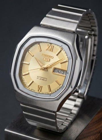 Seiko - Vintage Octagonal Stainless Steel Case - Zonder