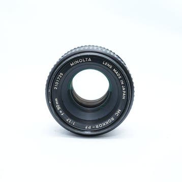 Minolta MC ROKKOR-PF 55mm F1.7 Cameralens, Audio, Tv en Foto, Nieuw