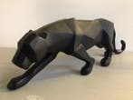 sculptuur, Grote sluipende luipaard XL - 13 cm - Hars