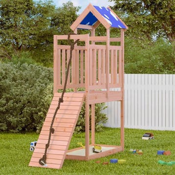 Speeltoestel tuin - klimtoren - speeltoren kind - 215 cm, Verzenden, Nieuw