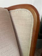 Fauteuil (4) - Teck, Laine - Chaise danoise à dossier à