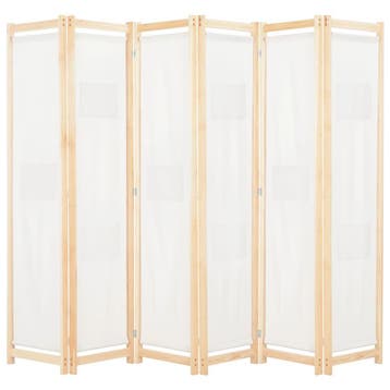 Scheidingswand 6 panelen | Retour deal | Sla je slag, Verzenden, Zo goed als nieuw