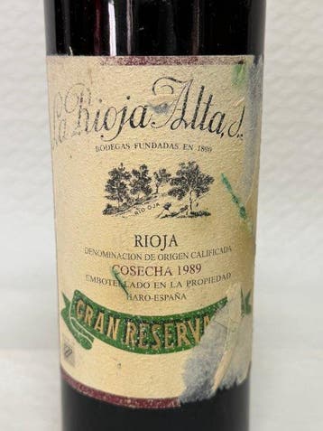 1989 La Rioja Alta, 904 - Rioja Gran Reserva - 1 Fles (0,75, Nieuw