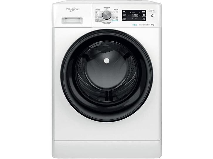 Whirlpool - Wasmachine Voorlader - 8 kg - Wit, Elektronische apparatuur, Wasmachines, Minder dan 85 cm, Nieuw, Voorlader, Energieklasse A of zuiniger