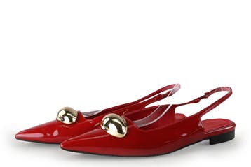 Toral Slingbacks in maat 40 Rood, Kleding | Dames, Schoenen, Verzenden, Zo goed als nieuw, Toral, Rood