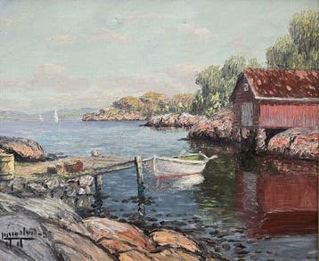 Europese school (XX) - Serenade of Still Waters, Antiek en Kunst