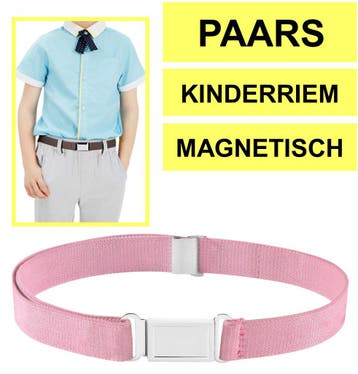 Fako Fashion - Kinderriem Elastisch Magnetisch - Elastische, Verzenden