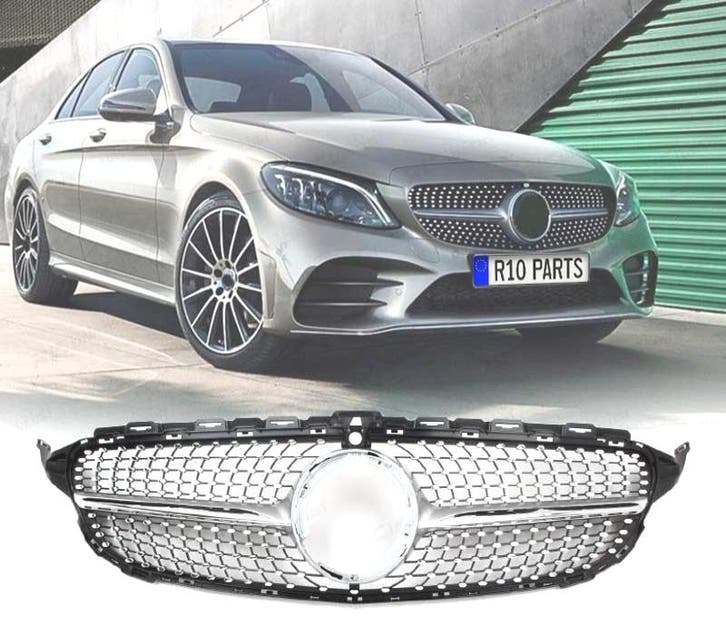 CALANDRE POUR MERCEDES W205 AMG 14-18 CAMERA LOOK DIAMOND SI, Autos : Pièces & Accessoires, Carrosserie & Tôlerie, Envoi