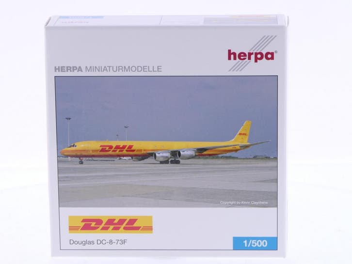 Schaal 1:500 Herpa 509510 DHL Douglas DC-8-73F Reg.Nr. N8..., Hobby & Loisirs créatifs, Modélisme | Avions & Hélicoptères, Enlèvement ou Envoi