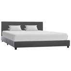 vidaXL Bedframe kunstleer grijs 140x200 cm, Huis en Inrichting, Verzenden, Nieuw