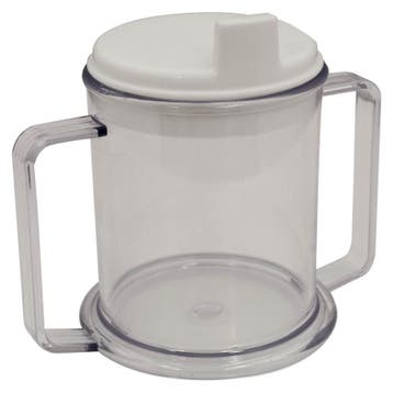 Drinkbeker met 2 handvatten, deksel en tuitje, Ophalen of Verzenden, Nieuw