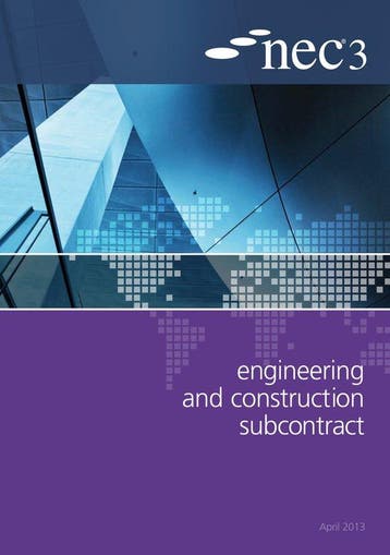 NEC3 Engineering & Construction Subcontr 9780727758811 Nec, Boeken, Verzenden, Gelezen, Nec
