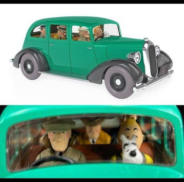 Tintin - Album : Tintin en Amérique - La Voiture des