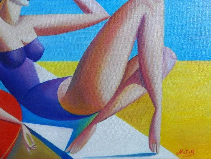 Mikoaj Matusiewicz - Lato, Antiquités & Art, Art | Peinture | Moderne