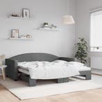 vidaXL Slaapbank met onderschuifbed 90x190 cm stof, Verzenden, Nieuw