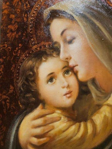 T. Akerman (XX) - Madonna con bambino