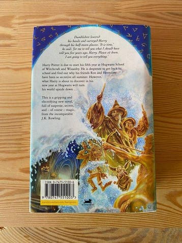 J.K. Rowling - Harry Potter and the Order of the Phoenix, UK
