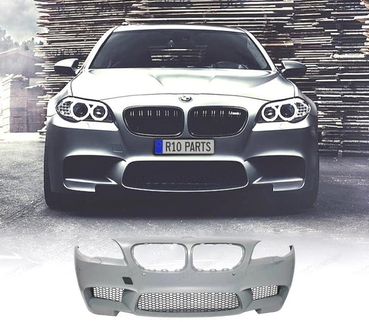 PARE CHOCS FRONTAL BMW F10 F11 10-13 LOOK M5 PDC SRA, Auto-onderdelen, Carrosserie, Verzenden