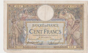 France Frankreich F 23/05 100 Francs Luc Olivier Merson 1..., Verzenden, België