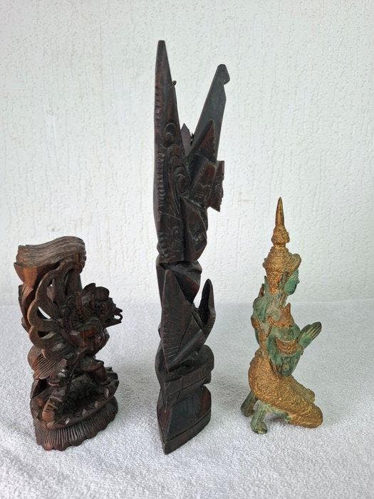 Garuda, Vleugel Godheid, Teppanom - Statue - Asie (Sans prix, Antiek en Kunst, Kunst | Niet-Westerse kunst