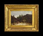 Constant Dutilleux (1807-1865) - Roche dans la foret de
