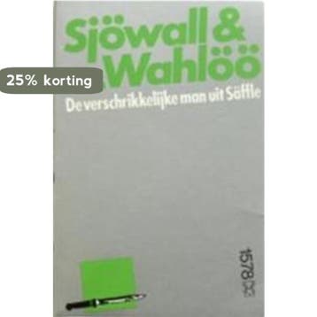 De verschrikkelijke man uit Saffle / Sjöwall & Wahlöö, Boeken, Verzenden, Gelezen, Maj Sjöwall