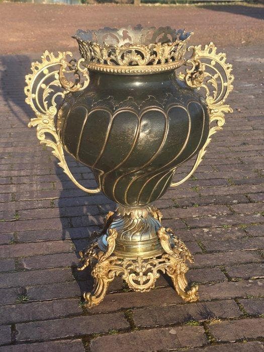 Cassolette - Gepatineerd brons, Antiek en Kunst, Antiek | Overige Antiek