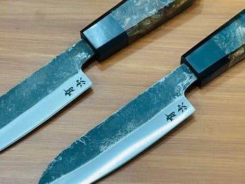 Keukenmes - Santoku - Handgemaakt Japans staal -
