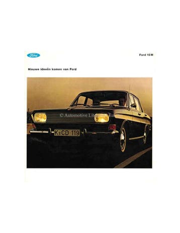 1963 FORD TAUNUS 15M BROCHURE NEDERLANDS, Ophalen of Verzenden, Nieuw