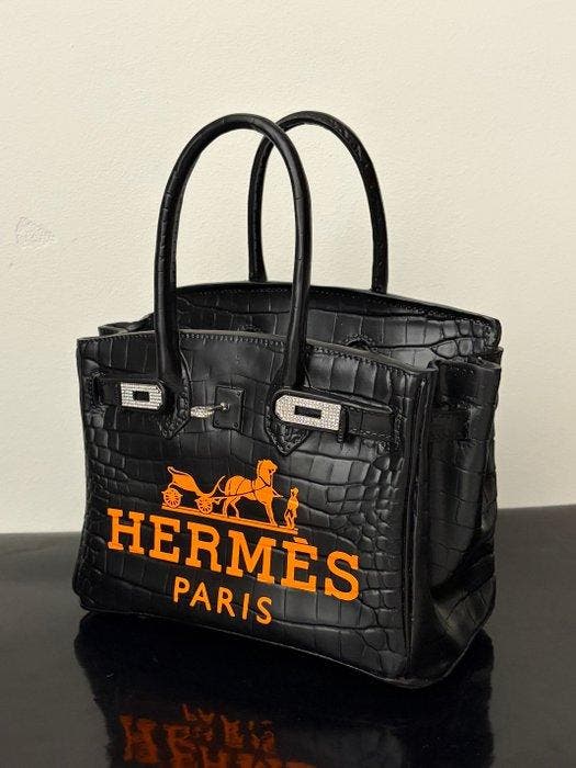 GF Exclusives - Hermès Birkin Bag Sculpture Artwork By: GF, Antiek en Kunst, Kunst | Designobjecten